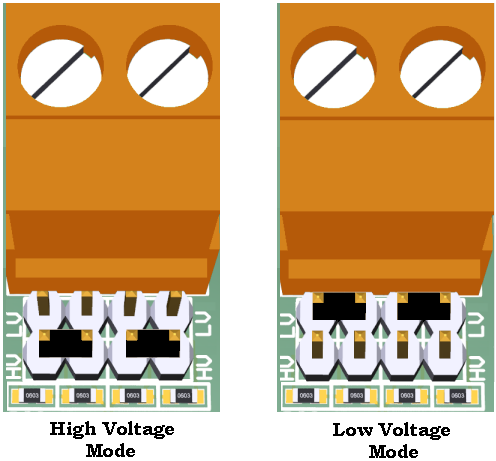 RMS 300v2 Voltmeter Mode Jumpers