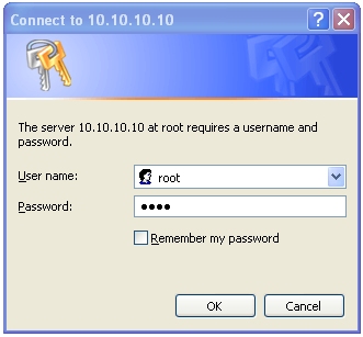 RMS-100v2 login screen.