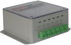 Usb isolated voltmeter board with enclosure